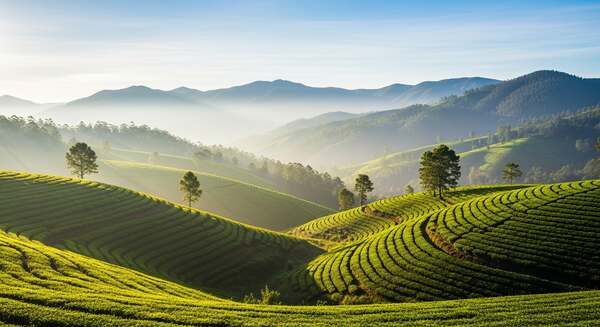 Tea plantations of Nuwara Eliya